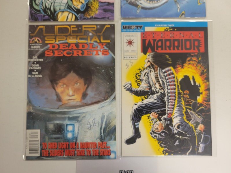 4 Comics #1 Eternal Warrior #2 Armorines #6 Secret Weapon #1 Sliders 39 TJ12