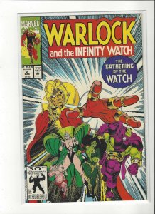High Grade WARLOCK AND THE INFINITY WATCH 1st 1-8 Lot  Thanos Gamora NM