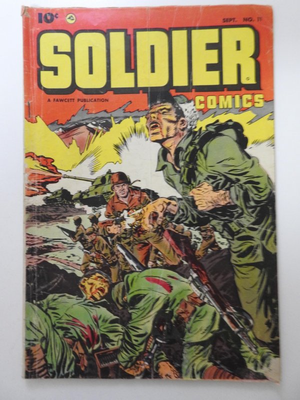 Soldier Comics #11 (1953) from Fawcett Comics in GVG Condition!