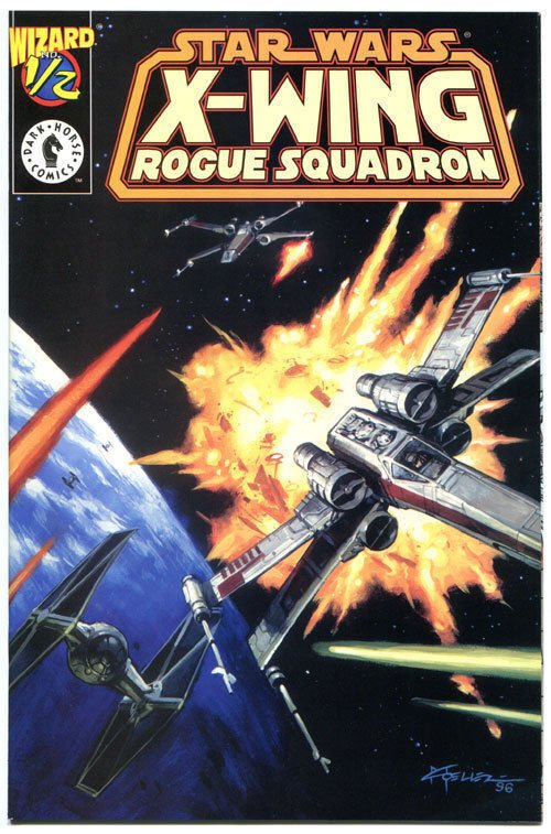 STAR WARS X-WING ROGUE SQUARDRON #1/2, NM, Wizard mail away, COA, 1997,