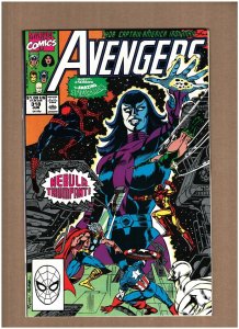 Avengers #318 Marvel Comics 1990 Captain America Nebula & Spider-man VF/NM 9.0