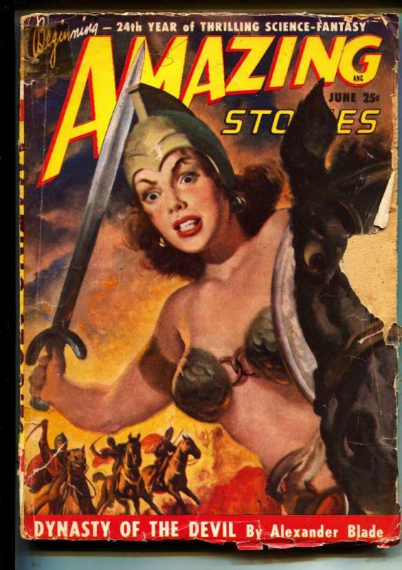 Amazing Stories-Pulps-6/1949-Alexander Blade-Rubbert Carlin