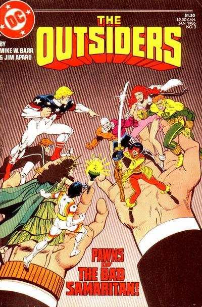 Outsiders (1985 series)  #3, VF+ (Stock photo)
