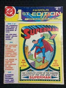 1979 FAMOUS FIRST EDITION DC Treasury C-61 VG 4.0 Superman Reprint