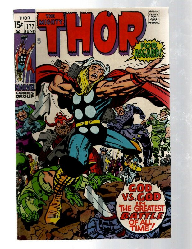 Mighty Thor # 177 VF Marvel Comic Book Loki Odin Asgard Sif Avengers Hulk RB8