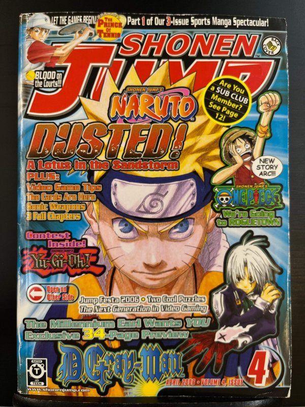 Shonen Jump #40 (Volume 4, Issue 4) April 2006 - Naruto cover (damaged)