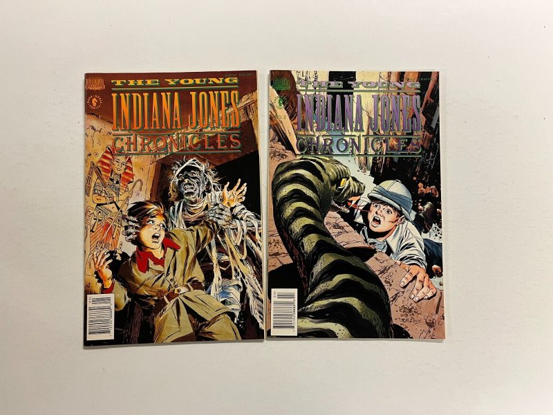 2 The Young Indiana Jones Chronicles Hollywood Comics Books # 1 2 Barry 7 JW5