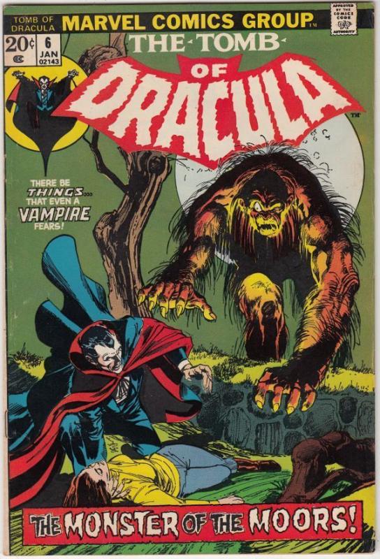 Tomb of Dracula 6 strict VF+ 8.5 High-Grade C'ville Certificate only Kermitspad