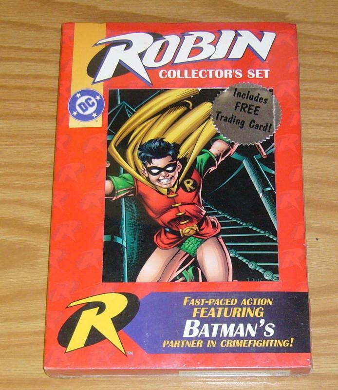 Robin Collector's Set VF/NM still sealed with 6 DC comics + trading card 