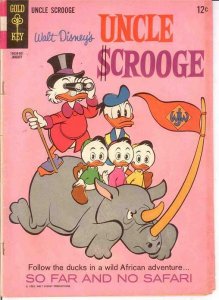 UNCLE SCROOGE 61 GOOD   January 1966 COMICS BOOK