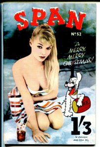 MAG: Span #52 12/1958-cheesecake-British pin-ups-lingerie-swimsuits-Christmas-VF
