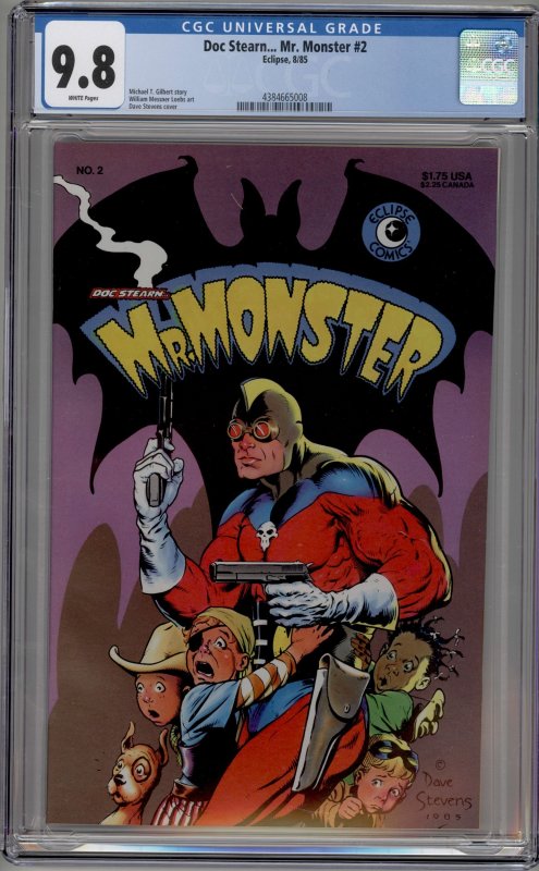 Doc Stearn...Mr Monster #2 (1985) CGC 9.8 Dave Stevens cover!