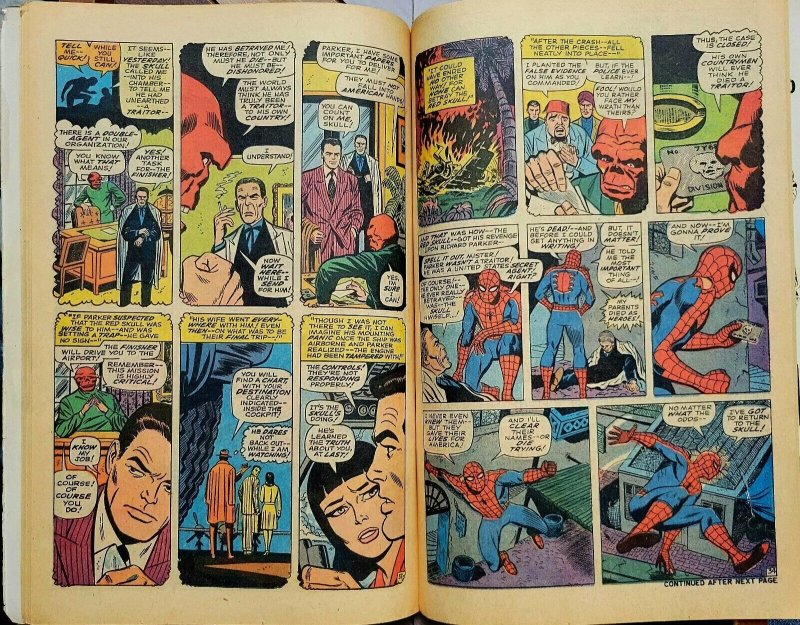 SPIDER-MAN ANNUAL #5 VG (Marvel 1968) Intro PETER PARKER'S Parents! RED SKULL