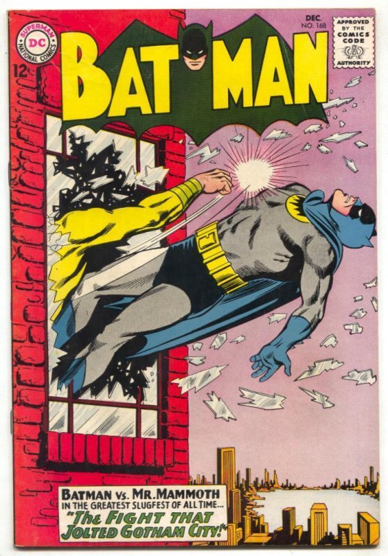 Batman #168-1964-DC - Silver Age  Mr Mammoth FN