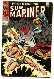 Sub-mariner #4 1968-marvel Comic Silver-Age VG- 