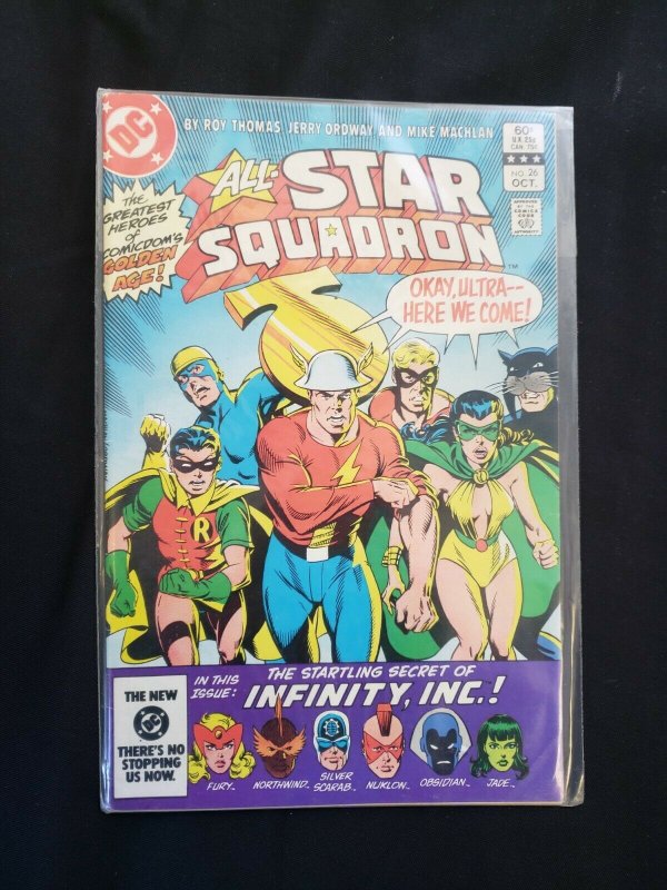 ALL-STAR SQUADRON 4PC (VF/NM) JSA 80-PAGE GIANT, BATTLE FOR THE STARS! 1983-99 