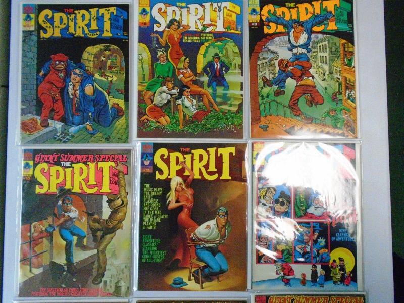 Spirit Mag Lot, Run:#1-41 35 Different issues, Avg 7.0 (1974-83)