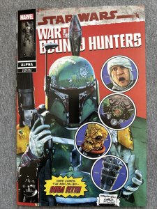 STAR WARS: WAR OF THE BOUNTY HUNTERS ALPHA #1 MIKE MAYHEW STUDIO VARIANT COVER