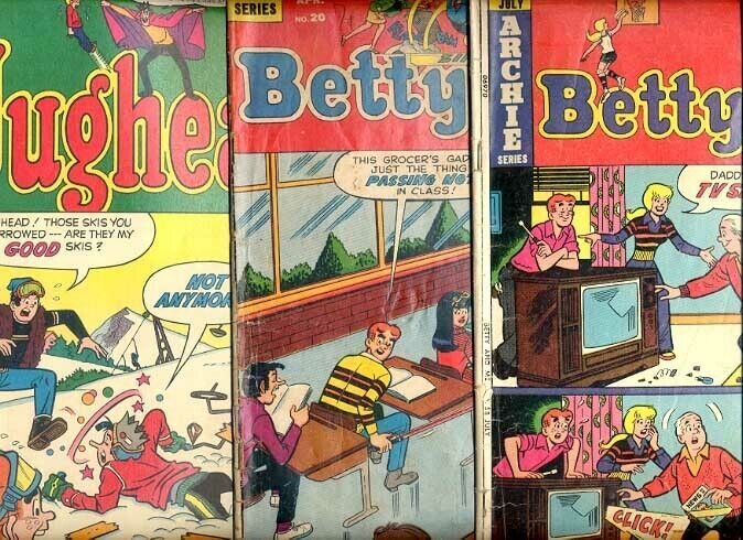 BETTY & ME #20/53/58-JUGHEAD #225-LOT #10