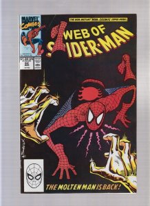 Web Of Spider Man #62 - Alex Saviuk Cover Art! (8.5/9.0) 1990