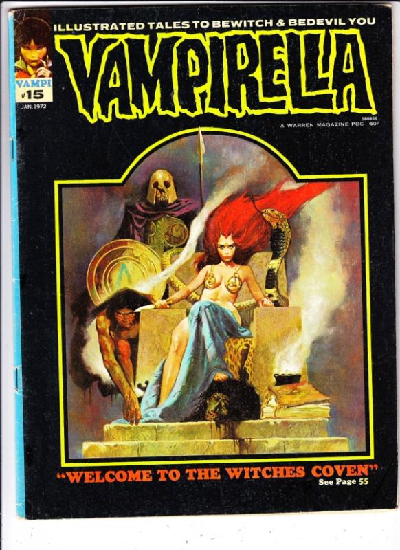 Vampirella Magazine #15 (Jan-72) FN Mid-Grade Vampirella