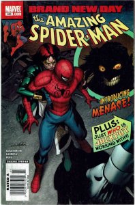 Amazing Spider-Man #550 (1963 v1) Dan Slott 1st Menace Newsstand VF+