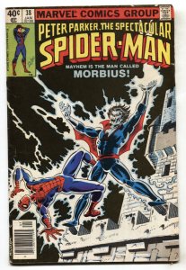 SPECTACULAR SPIDER-MAN #38--Comic Book--1979--Morbius issue--FN