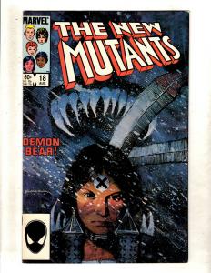 New Mutants # 18 VF/NM Marvel Comic Book Legion Wolverine Storm Rogue X-Men CJ13