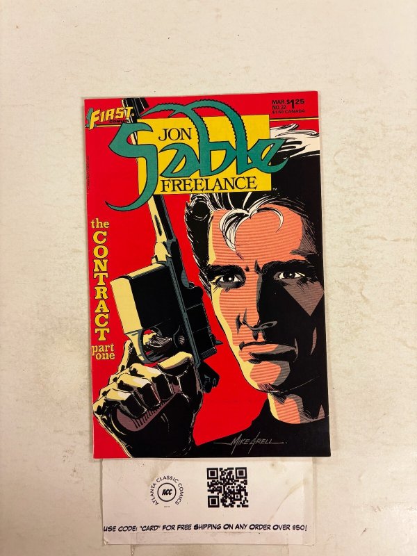 Jon Sable Freelance #22NM First Comic Books MIke Grell 12 HH110