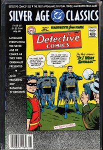 Detective Comics #225 Silver Age Classics Cover (1992) Batman and Robin [Key ...