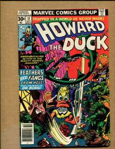 Howard the Duck #17 - Feathers vs Fangs from Hell - 1977 (Grade 7.0) WH