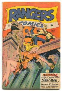 Rangers Comics #37 1947- MATT BAKER- Fiction House VG