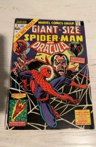 Giant-Size Spider-Man #1 (1974)vs count dracula