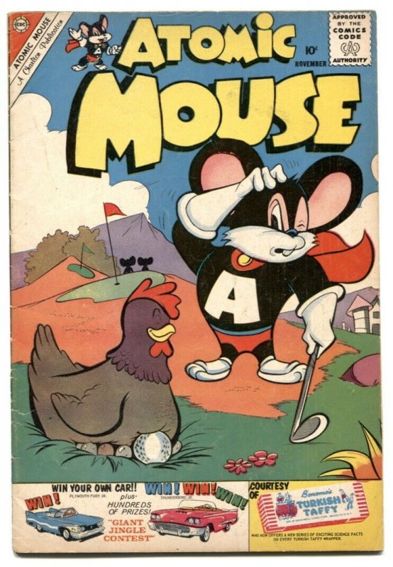 Atomic Mouse #39 1960-Charlton funny animals FN