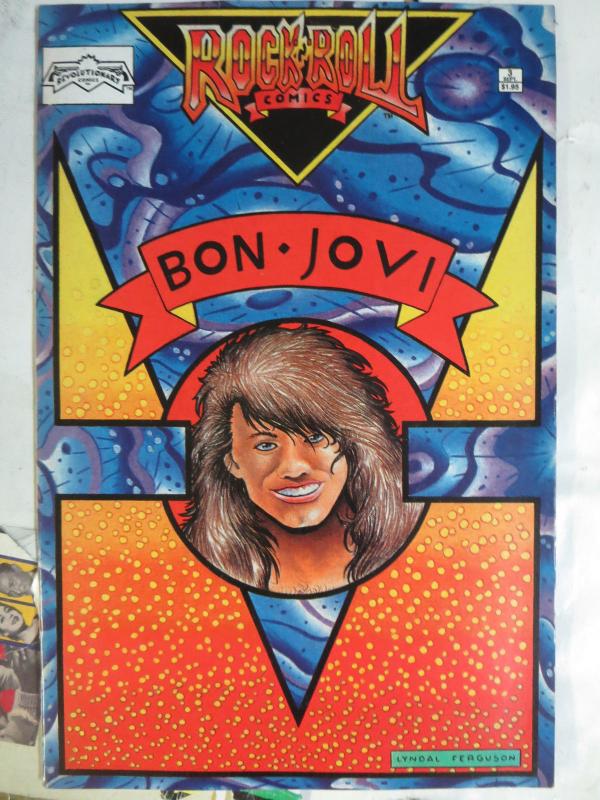 ROCK & ROLL Comics Hard Rock/Heavy Metal Lot of 5 Books Bon Jovi Aerosmith