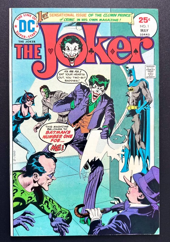 The Joker #1 (1975) - [KEY] 1st Solo Title of The Joker - VF+