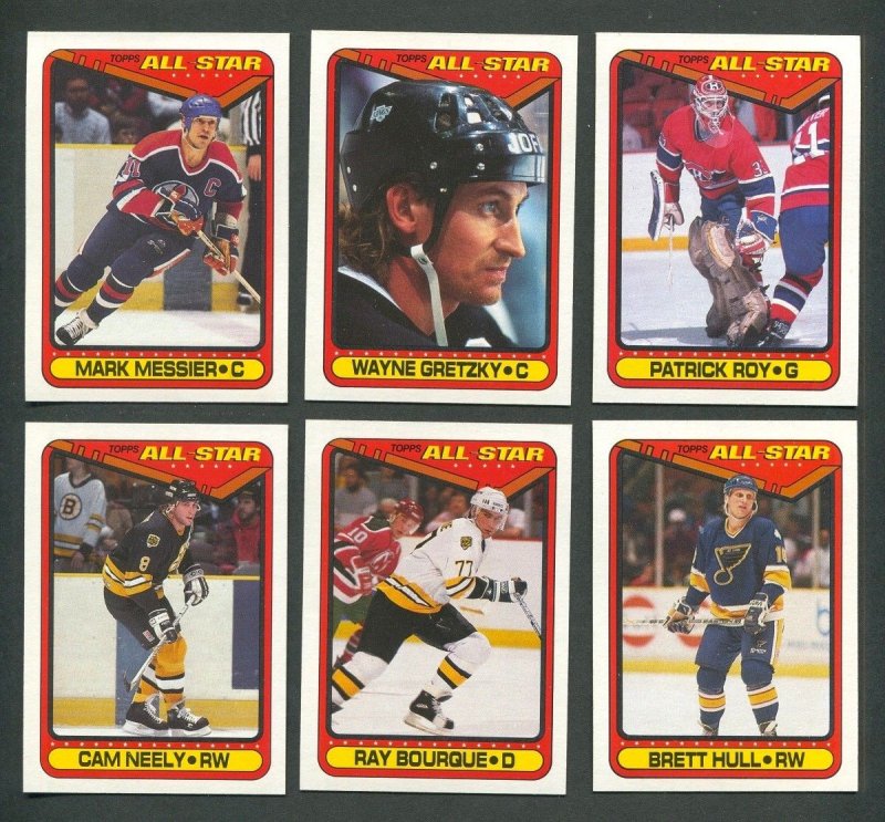 1990 Topps Hockey Set (396) Wayne Gretzky MINT