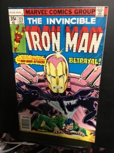 Iron Man #115 (1978) 1st Ani-Men! High-grade key! NM- Wow!