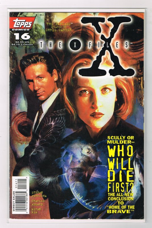 X-Files #16 Who Will Die First  (1996)   Topps