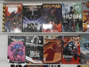 Huge Lot of 45 TPBs and Graphic Novels W/ Batman, Avengers, +More! Avg. FN+
