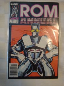 ROM (Vol. 1) Annual #2 Bill Sienkiewicz Cover Bill Mantlo Story Sal Buscema Art