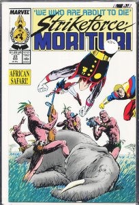 Strikeforce: Morituri #23 (1988) Strikeforce: Morituri