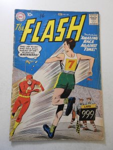 The Flash #107 (1959) VG- Condition ink fc, moisture stains