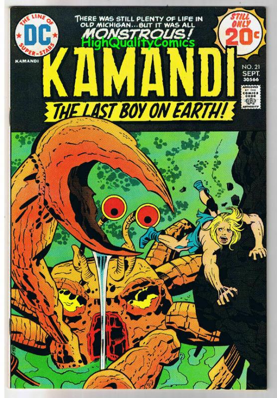 KAMANDI #21, VF/NM, Jack Kirby, Last Boy on Earth, 1972, more in store