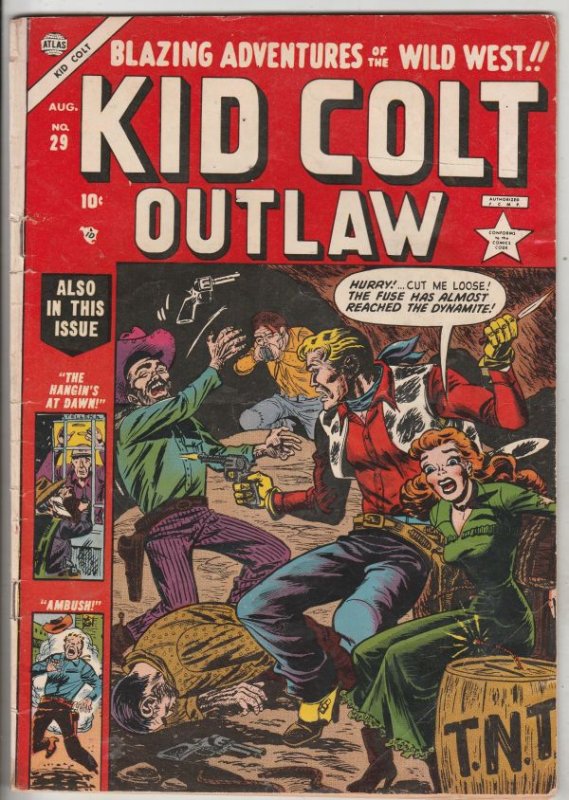 Kid Colt Outlaw #29 (Aug-53) VG/FN Mid-Grade Kid Colt