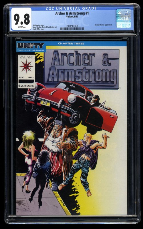 Archer & Armstrong #1 CGC NM/M 9.8 White Pages