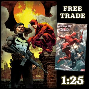 DAREDEVIL/PUNISHER: THE DEVIL'S TRIGGER #1 ? 1:25 DAN PANOSIAN VIRGIN 2ND PRINT