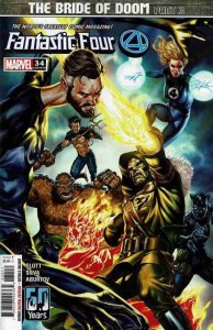 FANTASTIC FOUR (2018 MARVEL) #34 CVR A MARK BROOKS