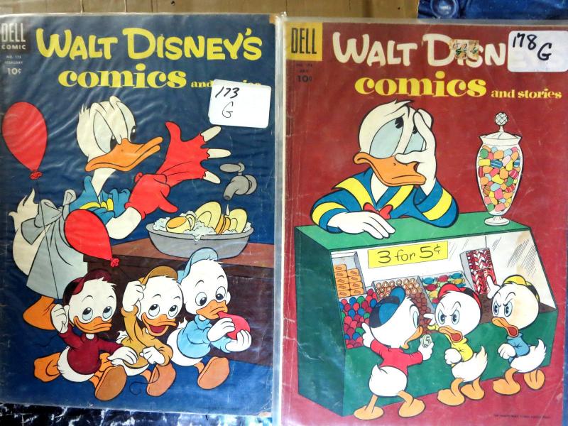 WALT DISNEY'S COMICS AND STORIES Collection #7 - 15 books G-VG Donald Mickey