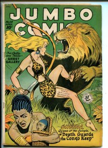 JUMBO #110 1948-FICTION HOUSE-SHEENA-GOOD GIRL ART-LINGERIE-BOUND BABES-vg-